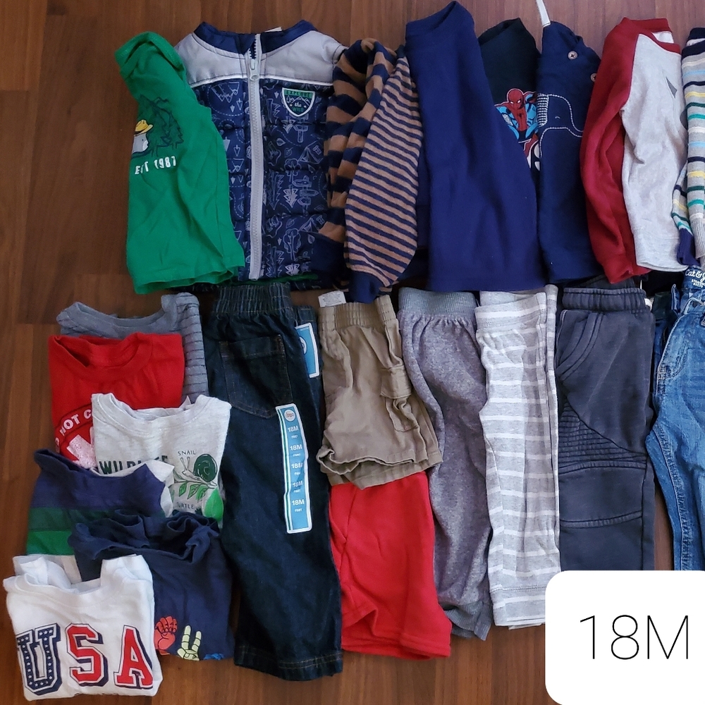 18M baby boy lot 32pieces